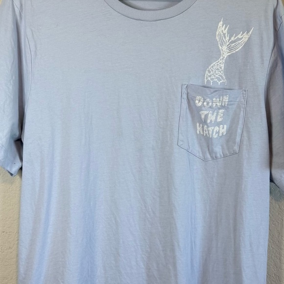 J Crew Knit Goods Essential Cotton Washed Jersey Short Sleeve Pocket TShirt Fish - Picture 2 of 12